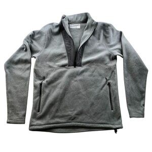Backcountry Mens Fleece Jacket Large Half-Zip Pullover Cozy Winter Outdoors
